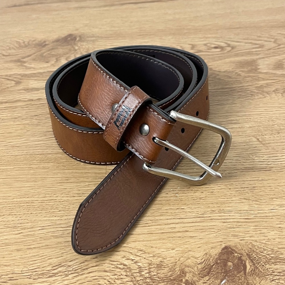 Levis Belt Mens‎ XL 42-44 Brown Leather Casual